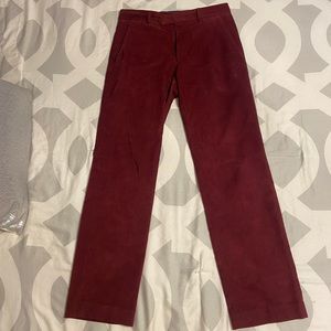 Polo Ralph Lauren Red Corduroy Pants